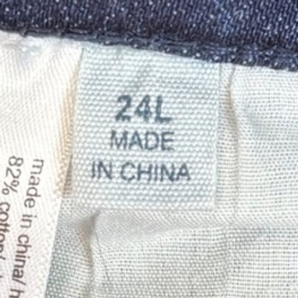 ELOQUII Denim Jean Bundle, High Rise Skinny /Distressed Cropped Plus Size 24L/24 - Picture 14 of 16